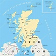 Mapa político de Escocia 2024