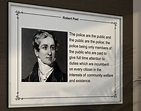 The Police Are The Public Robert Peel Quote. Motivational | Etsy