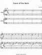 Carol of the Bells - Sheet music for Piano