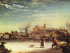 Rembrandt - Paisaje de invierno | Artelista.com