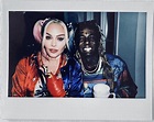 Madonna & Lil Wayne last night at her Halloween Party in LA : lilwayne