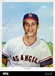 Color portrait of 1961 American League expansion team Los Angeles ...