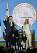 Gavin Newsom's adorable son steals the show at inauguration
