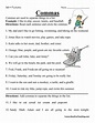 Free Printable Comma Worksheets