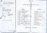 Milenioscopio: Carnet de baile de 1905.