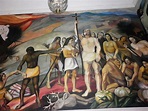 Murales en el Palacio de Gobierno de Chihuahua, México, obra del Mtro ...