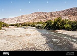 Rio Grande, one of the rivers that cross Peruvian desert. Palpa ...