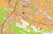 Find and enjoy our Bielefeld Karte | TheWallmaps.com