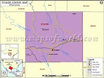 Uvalde County Map | Map of Uvalde County, Texas