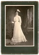 [Portrait of a Woman in a Edwardian Era Dress] - Side 1 of 2 - The ...