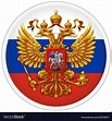 Coat arms russian federation Royalty Free Vector Image