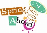 Spring Forward Clock Clip Art Daylight savings begins spring ahead ...