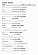 101 Printable Future Simple PDF Worksheets with Answers - Grammarism