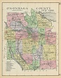 ONONDAGA County, New York 1912 Map, Replica or GENUINE ORIGINAL