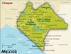 Mapa de Chiapas Político Región | Mapa Político Ciudad Región ...