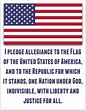 The Pledge of Allegiance to the American Flag (Printable PDF) Full Text