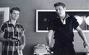 Sept. 23 1956 Sam Phillips & Elvis Presley at Sun Records, Sept. 23 ...