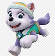 about everest - everest paw patrol personajes PNG image with ...