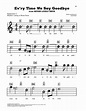 Ev'ry Time We Say Goodbye Sheet Music | Cole Porter | E-Z Play Today