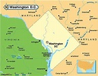 Where is Washington DC located | Washington DC Map District of Columbia ...