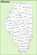 Illinois Map Of Counties Printable