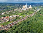 Zwei Völklinger Stadtteile an der Saar: Am Fluss: Fenne und Luisenthal