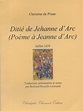 Christine de Pizan, Ditié de Jehanne d'Arc, trad. Bertrand Rouziès ...