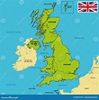 Reino Unido Mapa Politico