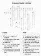 Crossword Puzzles for Kids Free | Crossword puzzle, Printable crossword ...