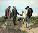 Bonjour Monsieur Courbet by Gustave Courbet | Obelisk Art History