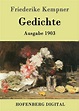 Gedichte: Ausgabe 1903 (German Edition) eBook : Friederike Kempner ...