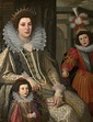 Maria Maddalena (1589–1631), Grand Duchess of Tuscany, with Her Eldest ...