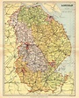 Lincolnshire Map | Lincolnshire map, Lincolnshire, Vintage world maps