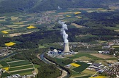 Luftbild Däniken - Reaktorblöcke und Anlagen des AKW - KKW ...