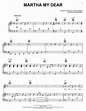 The Beatles "Martha My Dear" Sheet Music Notes | Download Printable PDF ...