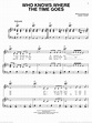 Collins - Who Knows Where The Time Goes sheet music for voice, piano or ...