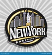 Vector Logo for New York City Stock Vector - Illustration of city ...