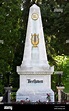 La tumba de Ludwig van Beethoven Cementerio Central Viena Fotografía de ...