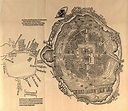 Plano de Tenochtitlan, atribuido a Hernán Cortés. Nuremberg, 1524 ...