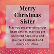 21+ Christmas Messages For Sister
