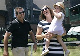 Justine Henin with her husband Benoit and their daughter Lalie ...