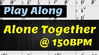 Alone Together Backing Track/ Play Along (150BPM) - YouTube