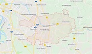 Heidelberg Germany Map - Germany Travel Guide