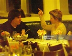 Actress Juliette Binoche and actor Patrick Muldoon have dinner at ...