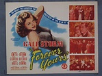 FOREVER YOURS (1945) Title Lobby Card Poster For Sale