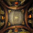 Ceiling mosaic "Garden of Eden", Mausoleum of Galla Placidia, Italy ...