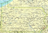 Mapa Político de Pensilvania - Tamaño completo | Gifex