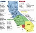 Map Of Northern California Counties And Cities - Printable Maps