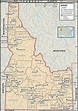 Printable Idaho Map We Offer Five Different Printable Idaho Maps For ...