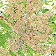 Stadtplan Bielefeld, NRW, Deutschland. Karte und Routenplaner von hot-maps.